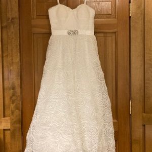White Wedding Dress / Formal Dress, Size 6